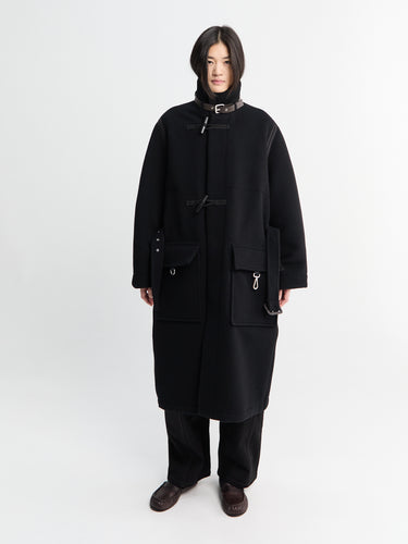 Lemaire - Duffle Coat in Black