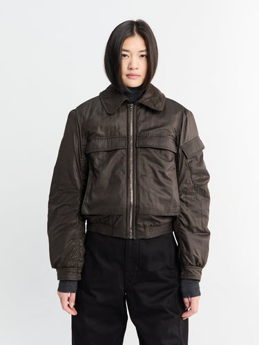 Lemaire - Bomber Jacket in Espresso