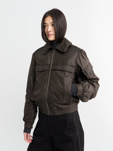 Lemaire - Bomber Jacket in Espresso