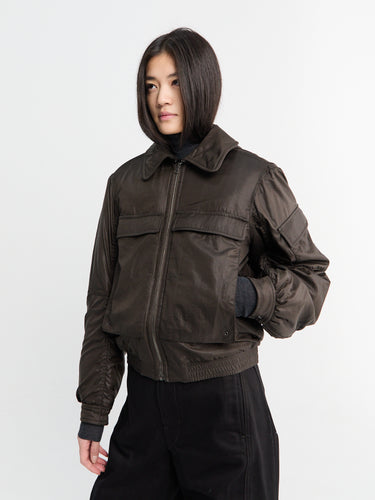 Lemaire - Bomber Jacket in Espresso