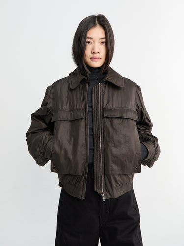 Lemaire - Bomber Jacket in Espresso