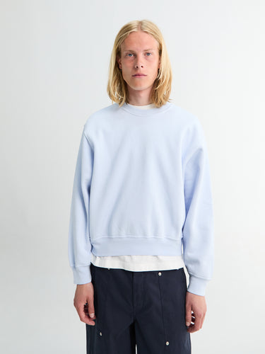 Lady White Co. - Mini Crewneck in Pale Blue
