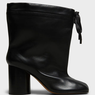 Maison Margiela - Tabi Drawstring Ankle Boots in Black