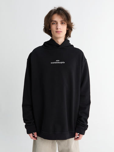 Maison Margiela - Sweatshirt in Black and White embroidery