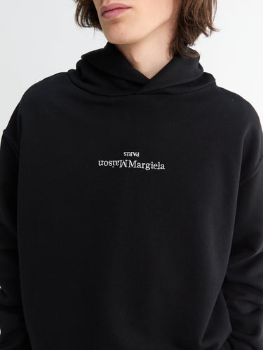 Maison Margiela - Sweatshirt in Black and White embroidery