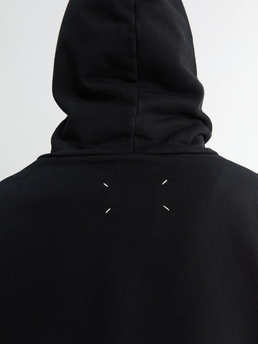 Maison Margiela - Sweatshirt in Black and White embroidery