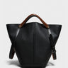 Maison Margiela - Dress-Age Medium Bag in Black and Chestnut