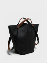 Maison Margiela - Dress-Age Medium Bag in Black and Chestnut