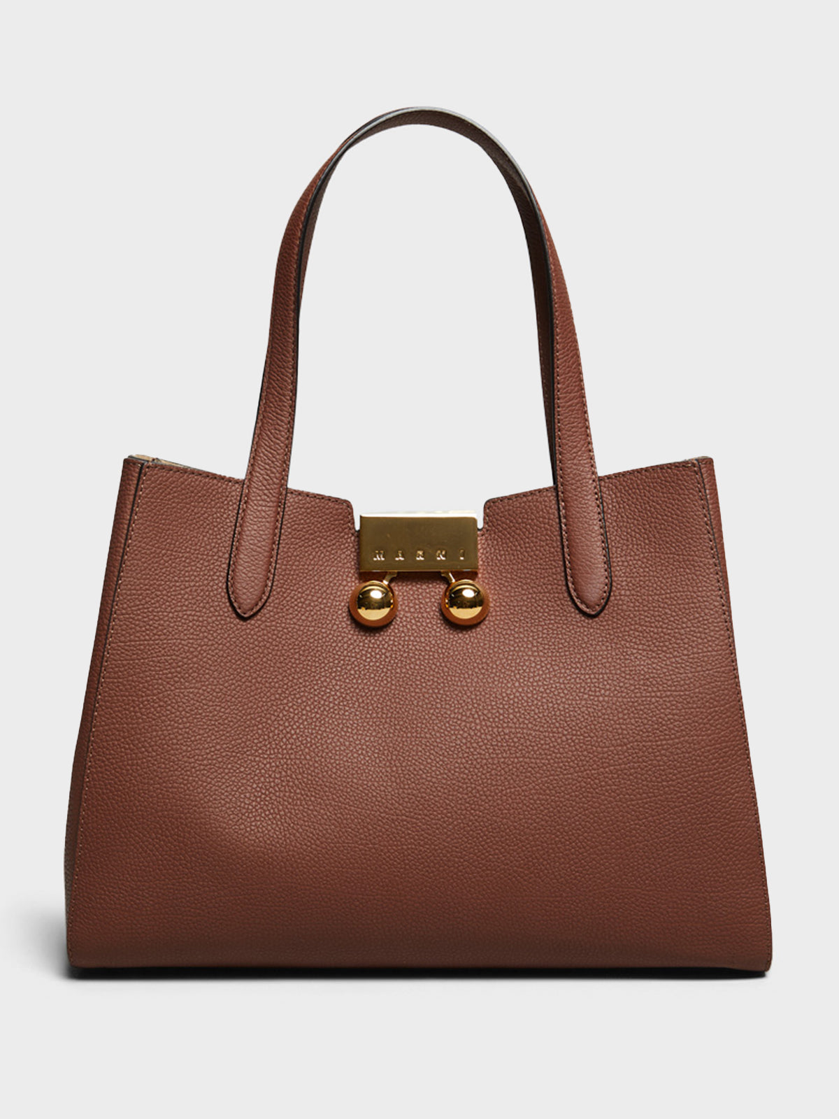 Marni - Small Tote Bag in Wild Cherry