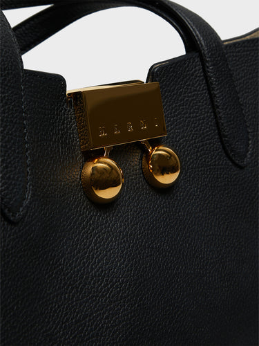 Marni - Medium Trunkaroo Tote Bag in Black
