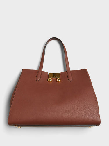 Marni - Medium Trunkaroo Tote Bag in Wild Cherry