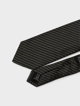 mfpen - Banquet Tie in Black Fine Stripe