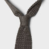 mfpen - Formal Tie in Grey Open Knit