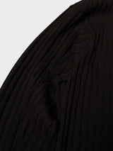 mfpen - Round Neck Sweater in Dark Brown Ajour Stripe