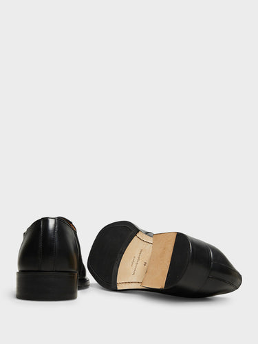 mfpen - Event Derby Shoes in Black Crust