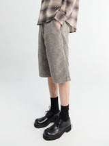 mfpen - Edition Cord Shorts in Taupe Punch Out