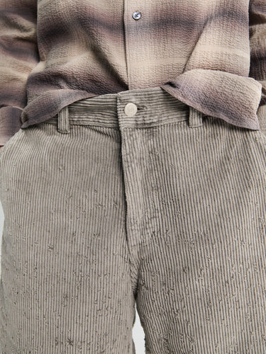 mfpen - Edition Cord Shorts in Taupe Punch Out