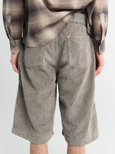 mfpen - Edition Cord Shorts in Taupe Punch Out
