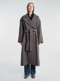 mfpen - Auditor Coat in Ash Brown