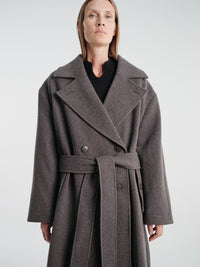 mfpen - Auditor Coat in Ash Brown