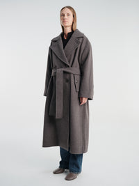 mfpen - Auditor Coat in Ash Brown