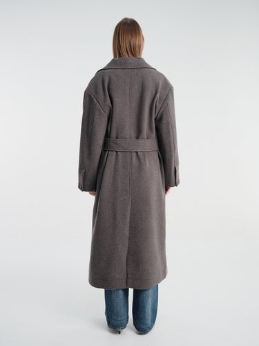mfpen - Auditor Coat in Ash Brown