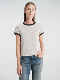 mfpen - Ringer Tee in Washed Clay