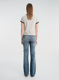 mfpen - Ringer Tee in Washed Clay