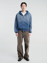 mfpen - Rehearsal Zip Hoodie in Faded Navy