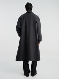 mfpen - Installation Coat in Dark Grey Recycled Wool