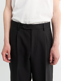 mfpen - Formal Trousers in Black Tropical Wool