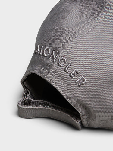 Moncler - Baseball Cap in Grey