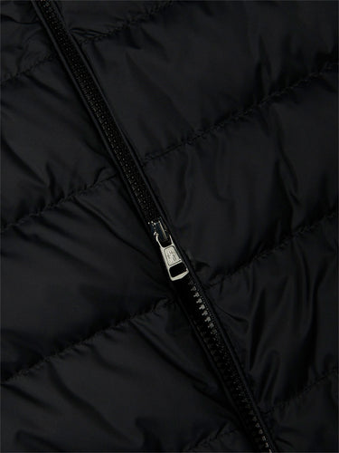 Moncler - Padded Zip-Up Cotton Cardigan in Black