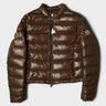 Moncler - Papillon Short Down Jacket in Brown