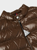 Moncler - Papillon Short Down Jacket in Brown