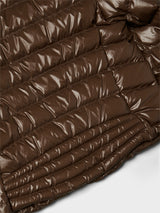 Moncler - Papillon Short Down Jacket in Brown