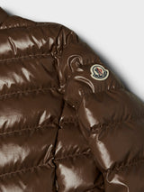 Moncler - Papillon Short Down Jacket in Brown