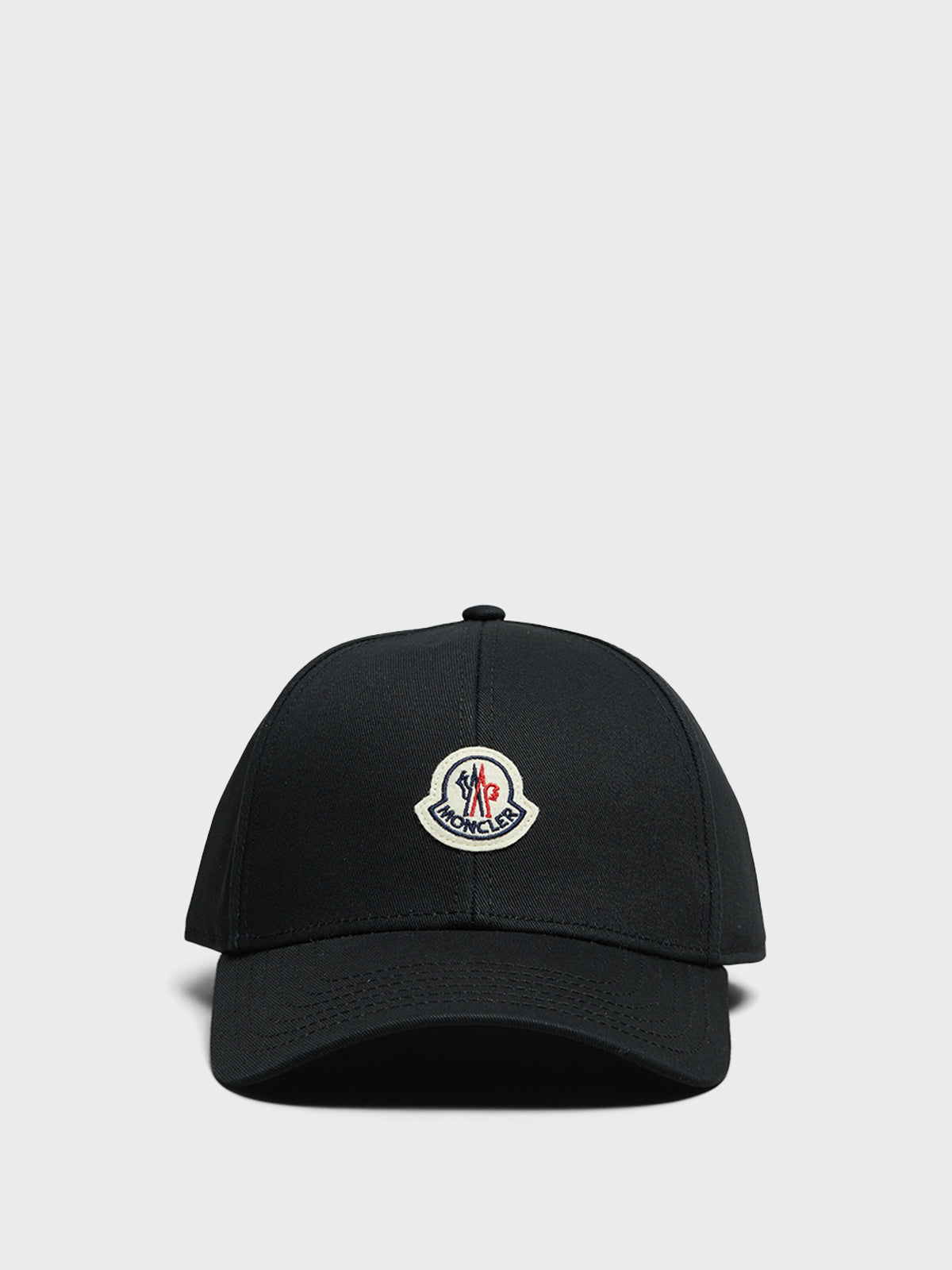 Moncler - Gabardine Baseball Cap in Black