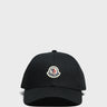 Moncler - Gabardine Baseball Cap in Black