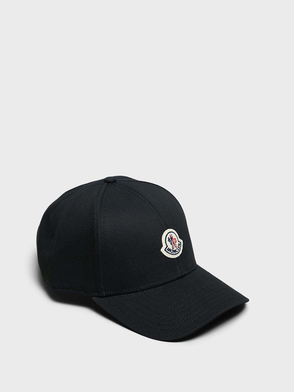 Moncler - Gabardine Baseball Cap in Black