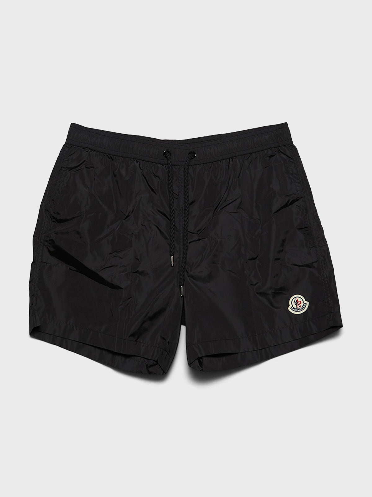 Moncler - Logo Patch Swim Shorts in Black