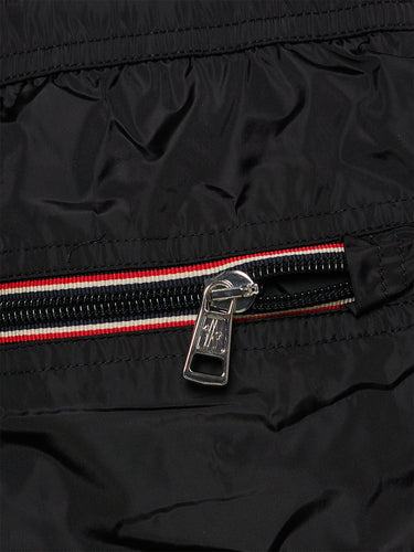 Moncler - Logo Patch Swim Shorts in Black
