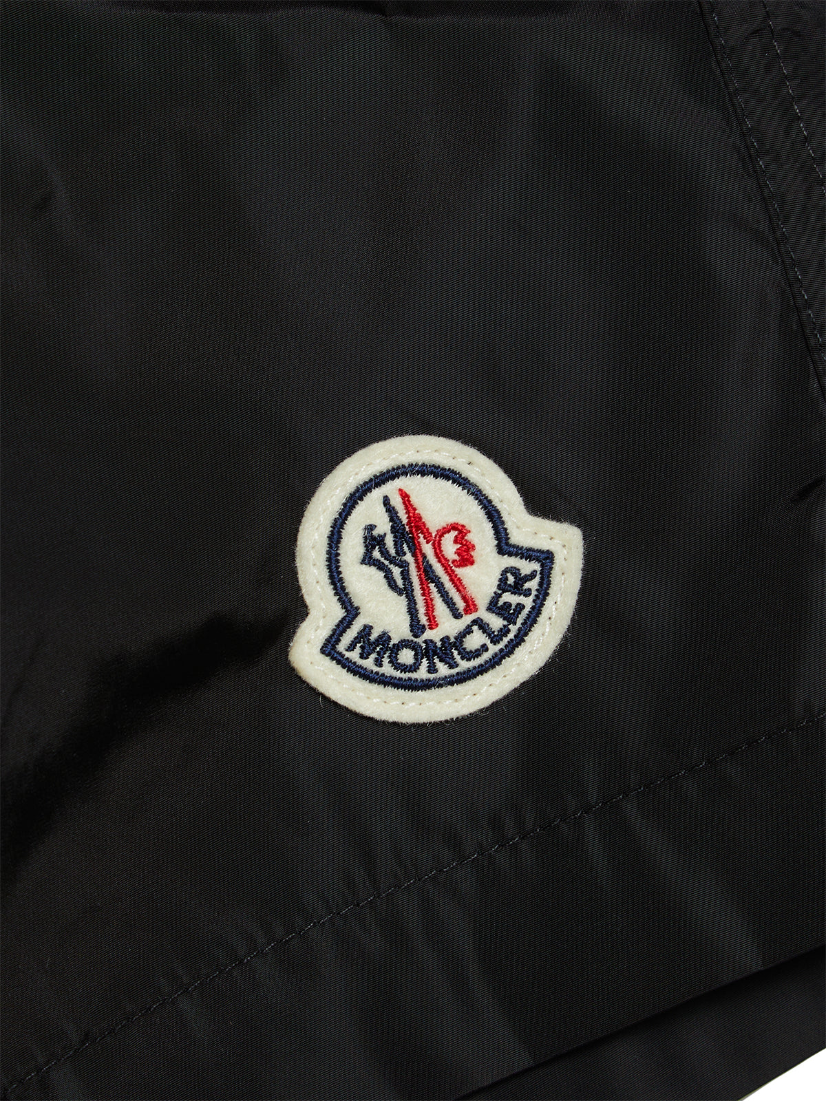 Moncler - Logo Patch Swim Shorts in Black