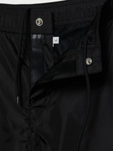 Moncler - Tricolour-Trimmed Swim Shorts in Black