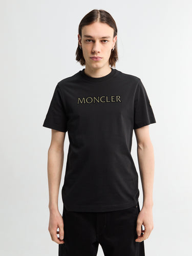 Moncler - Short Sleeved T-Shirt in Black