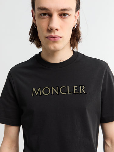 Moncler - Short Sleeved T-Shirt in Black