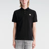 Moncler - Shortsleeved Polo in Black