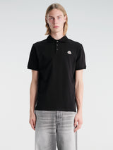 Moncler - Shortsleeved Polo in Black