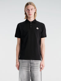 Moncler - Shortsleeved Polo in Black