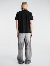 Moncler - Shortsleeved Polo in Black